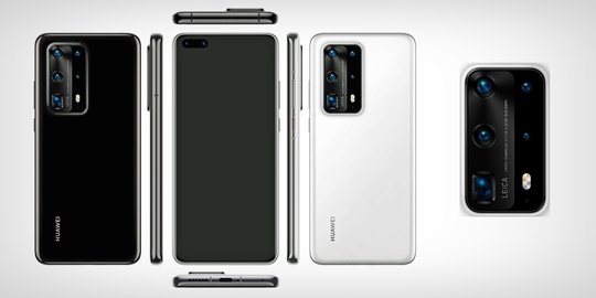 Ini Penampakan Huawei P40 Pro PE, Varian Premium Dengan 5 Kamera!