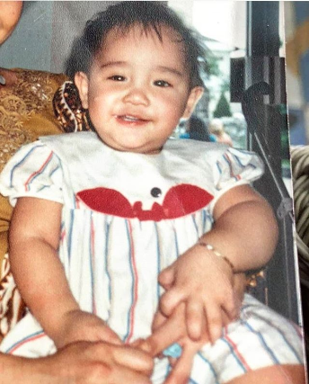 potret masa kecil nagita slavina