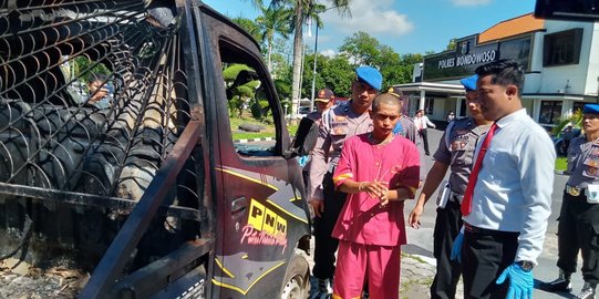 Dendam Karena Saudaranya Diejek Narkoba, Pria Bondowoso Bakar Mobil Pinjaman Tetangga