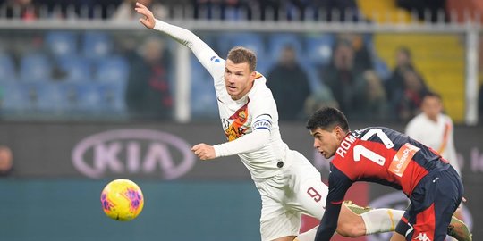 Hasil Serie A: AS Roma Sukses Tumbangkan Genoa 3-1