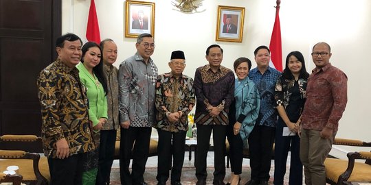 Bertemu Direksi SCM, Wapres Ma'ruf Amin Mengaku Suka Nonton Dangdut Indosiar