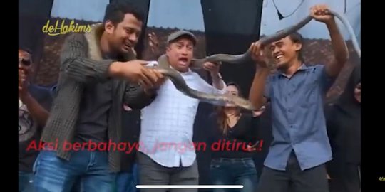 Irfan Hakim Panik dan Ketakutan Saat King Cobra Garaga Nyaris Menerkamnya