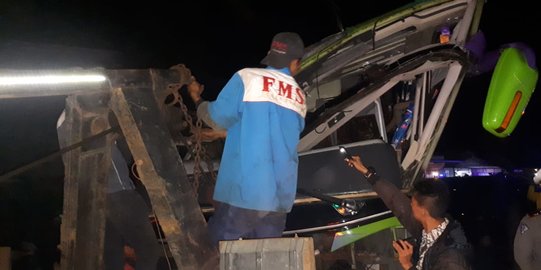 Korban Kecelakaan Bus di Subang Bebas Biaya Pengobatan