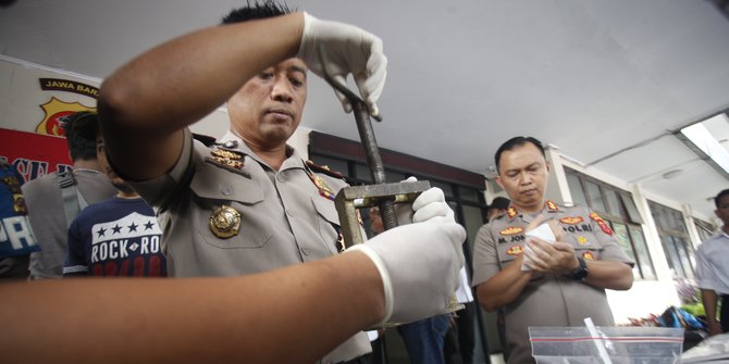 Produsen Ekstasi dan Sabu Rumahan di Bogor Diciduk Polisi