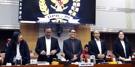 Suasana RDP Bahas Penyelesaian Masalah Pemberhentian Dirut TVRI