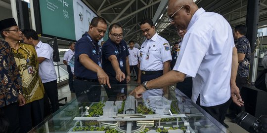 Jembatan Penghubung Halte CSW dan Stasiun MRT ASEAN Dibangun Lima Lantai