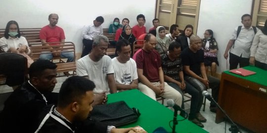 Lima Kurir Narkoba di Medan Divonis Hukuman Mati
