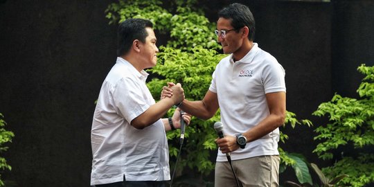 Sandiaga dan Erick Tohir Diprediksi Jadi 'Kuda Hitam' di Pilpres 2024