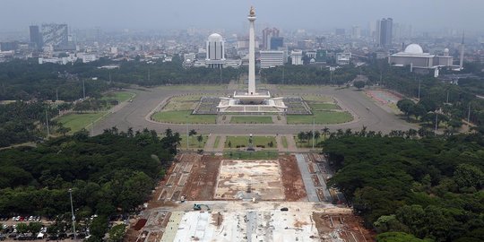 Pemprov DKI Sebut Revitalisasi Monas Tak Perlu Izin Kemensesneg
