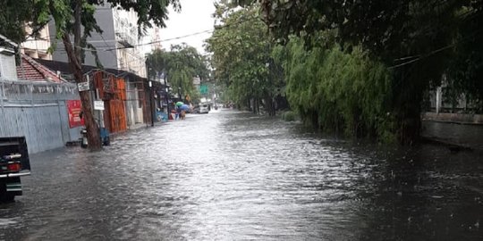 Satu Jam Diguyur Hujan, Sejumlah Ruas Jalan Jakarta Mulai Digenangi Air