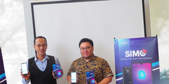 Luna SIMO, Smartphone Pakai Virtual Kartu SIM