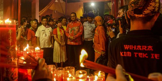 Anies Baswedan Hadiri Malam Imlek di Petak Sembilan