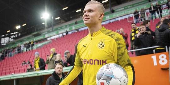 Haaland Cetak Rekor Baru Bareng Dortmund