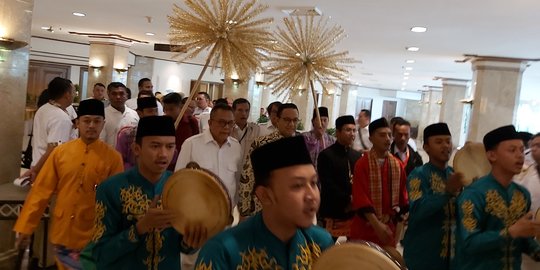 Hadiri Rakerda Gerindra DKI, Anies Disambut Palang Pintu