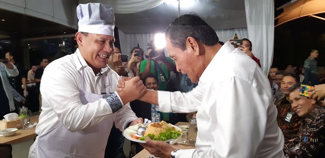 ketua kpk firli bahuri memasak