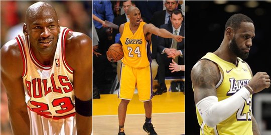 Michael Jordan, Kobe Bryant, dan Lebron James, 3 Ikon Basket 3 Dekade