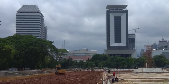 Banyak Pohon Ditebang dan Lahan Dibeton, Ketua DPRD DKI Kritik Revitalisasi Monas