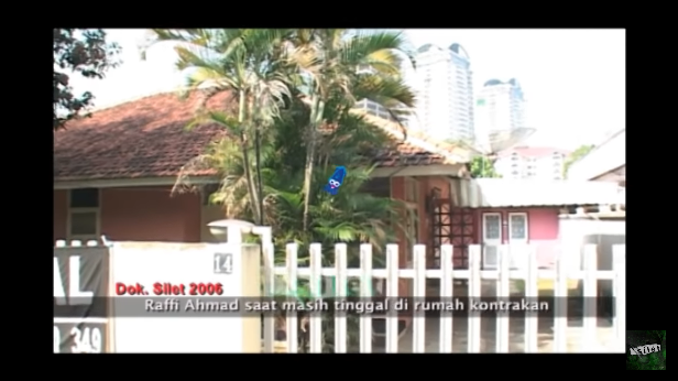 rumah kontrakan lama raffi ahmad