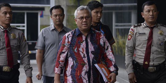 Ketua KPU Arief Budiman Penuhi Panggilan KPK