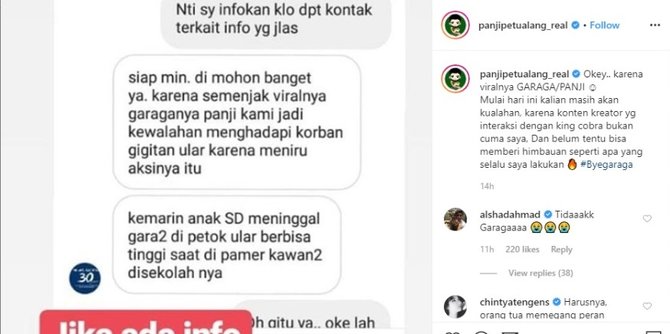 klarifikasi panji petualang