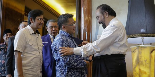 Presiden PKS Bertemu Surya Paloh di DPP NasDem