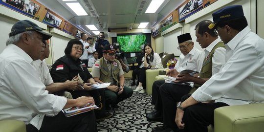 Kunjungi Korban Banjir Lebak, Wapres Ma'ruf Didampingi Angela Tanoesoedibjo