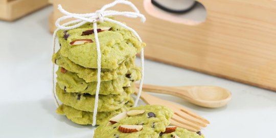 Resep Matcha Almond Cookies Renyah Enak Disantap Bersama Susu Merdeka Com