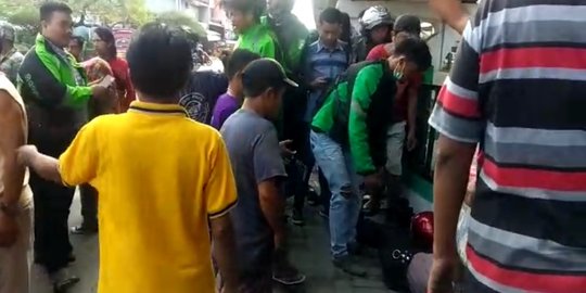 Bintara Shabara Polda Sumut Lompat dari Fly Over