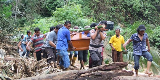 Korban Meninggal akibat Banjir Bandang Tapanuli Tengah Bertambah Jadi 8 Orang