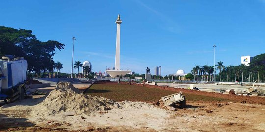 Sekda DKI 'Pontang Panting' Soal Revitalisasi Monas, di mana Anies?