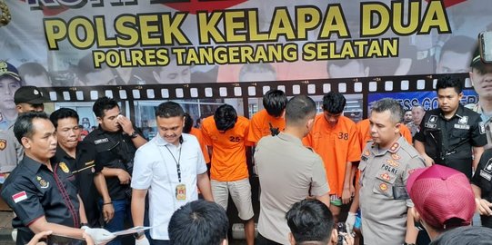 Komplotan Perampok Spesialis Mini Market di Tangerang Dibekuk Polisi