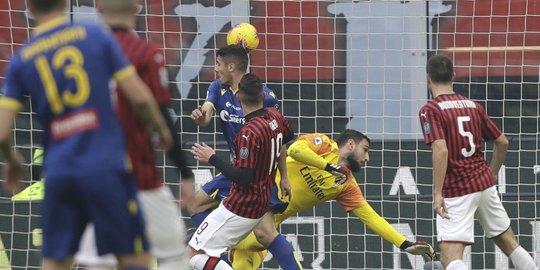 Hasil Serie A: AC Milan Bermain Imbang 1-1 Saat Menghadapi Hellas Verona