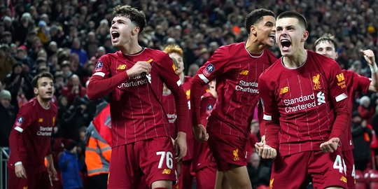 Hasil FA Cup: Liverpool Petik Kemenangan Tipis dari Shrewsbury Town 1-0