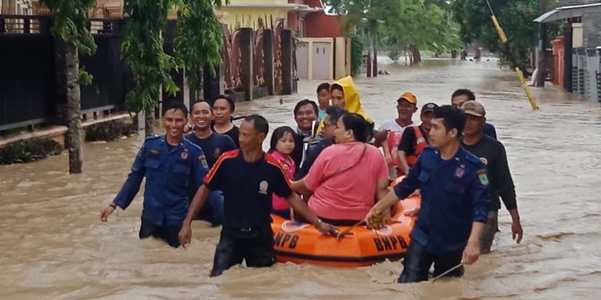 Sungai Cilamaya Meluap, Permukiman Warga di Karawang Kembali Terendam Banjir