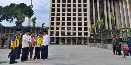 Tinjau Renovasi Masjid Istiqlal, Jokowi Harap Bisa Rampung Sebelum Ramadan