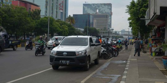 Parkir Ganjil Genap Berlaku, Lalu Lintas Jalan Gajah Mada-Hayam Wuruk Lancar