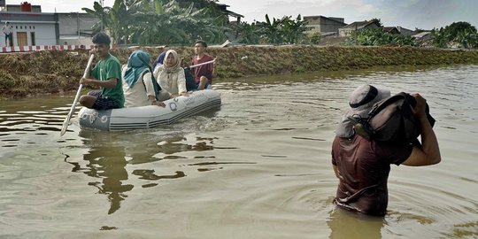 Banjir di Kota Tangerang Sebabkan Kerugian Rp1,3 Triliun