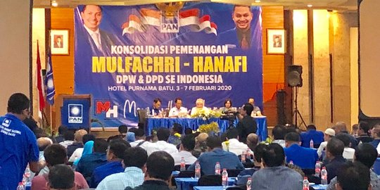 Paket Mulfachri-Hanafi Klaim Sudah Didukung 298 Suara di Kongres PAN