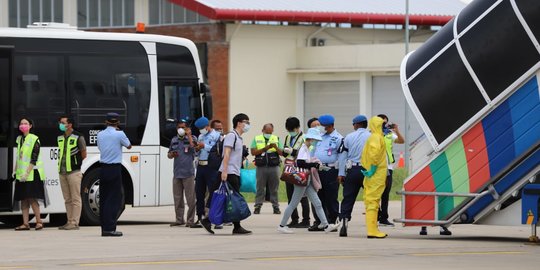 Terjebak di Bali Imbas Virus Corona, 61 Turis China  Dijemput Pemerintah RRT