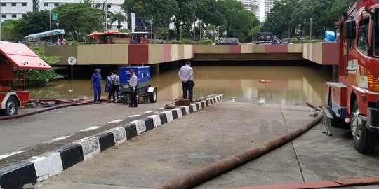 Banjir Underpass Kemayoran Diharapkan Kering Besok Sore