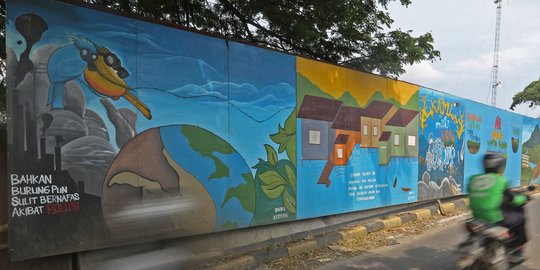 Seruan Cinta Lingkungan Lewat Mural di Manggarai