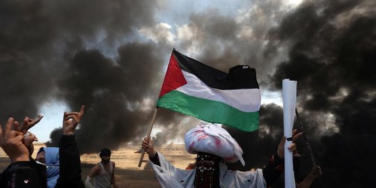 pidato di pbb, presiden palestina tolak rancangan perdamaian timur tengah trump