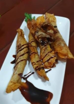 resep pisang coklat lumer