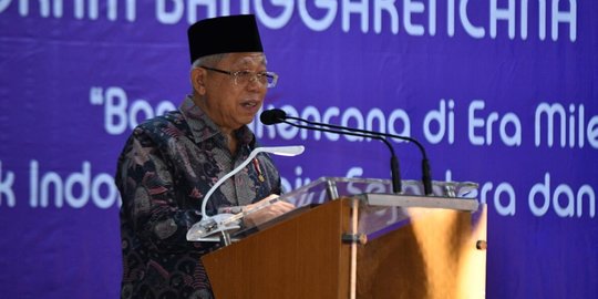 Buka Rakernas BKKBN, Ma'ruf Amin Ingin Angka Pernikahan Dini Menurun