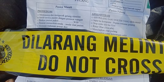 Limbah Medis Rumah Sakit di Karawang Dibuang Sembarangan, Ada Jarum Suntik Bekas