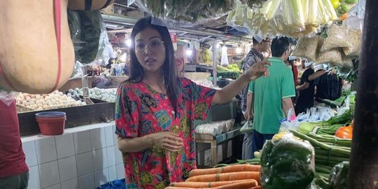 Demi Wujudkan Keinginan Betrand Peto, Sarwendah Belanja ke Pasar Pakai Daster
