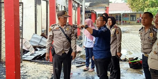 Kebakaran di Mapolres Ogan Ilir, Sejumlah Berkas Hangus