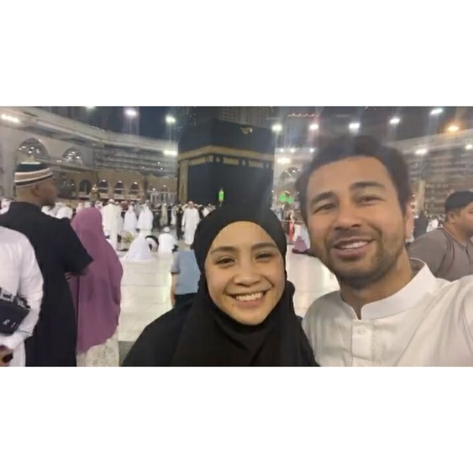 raffi ahmad dan nagita slavina di tanah suciinstagram raffinagita1717