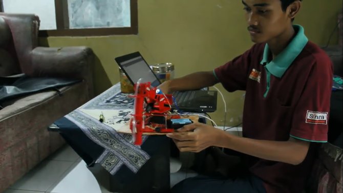 robot jualan