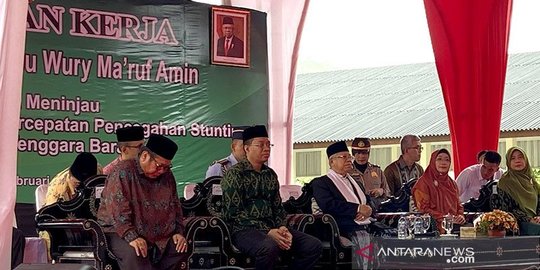 Cegah Stunting, Wapres Ma'ruf Amin Larang Pernikahan Dini